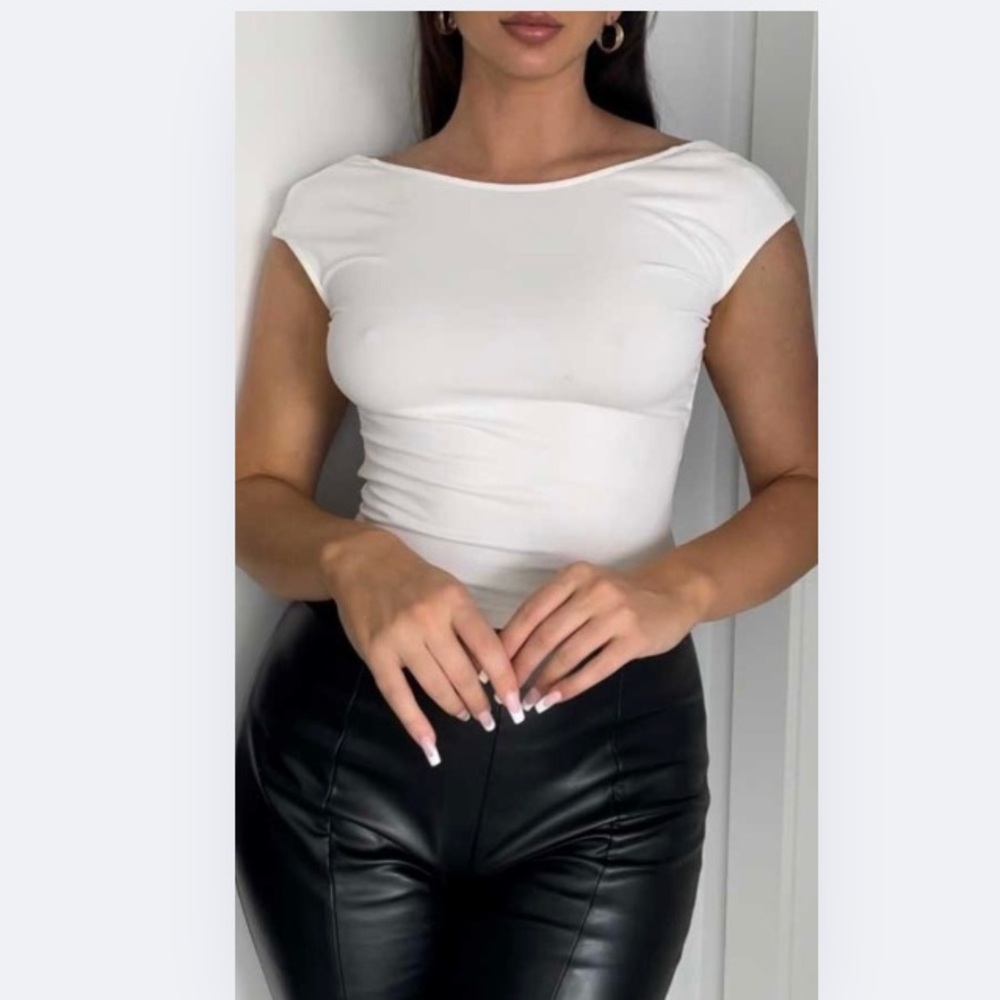 Classic White Cap Sleeve Top